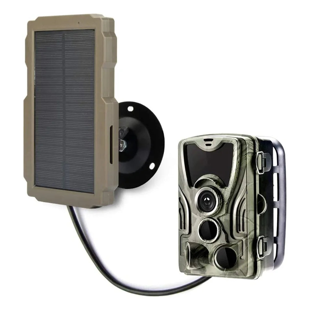 6V-12V 3000mAh Trail Game Camera, Convenient 360° rotating mounting bracket for easy camera placement and adjustment.