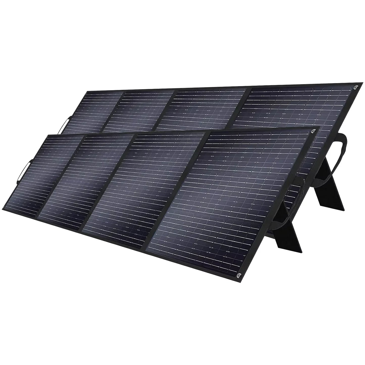 YOYOSCX Foldable Solar Panel 400W (2×200W or 1×400W), 18V Monocrystalline Portable Charging for Power Station