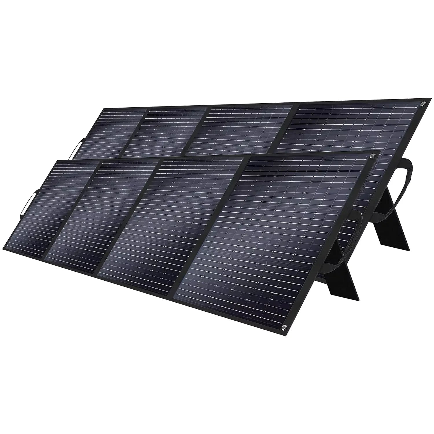 YOYOSCX Foldable Solar Panel 400W (2×200W or 1×400W), 18V Monocrystalline Portable Charging for Power Station
