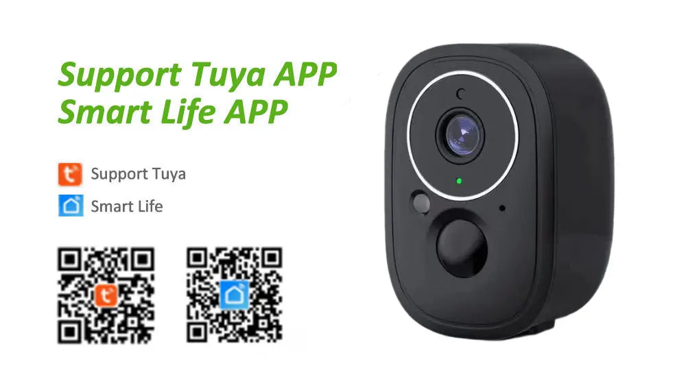 Devoccvo 5MP Tuya Solar Wifi Camera, Support Tuya APP Smart Life APP Support Smart Life Tuy