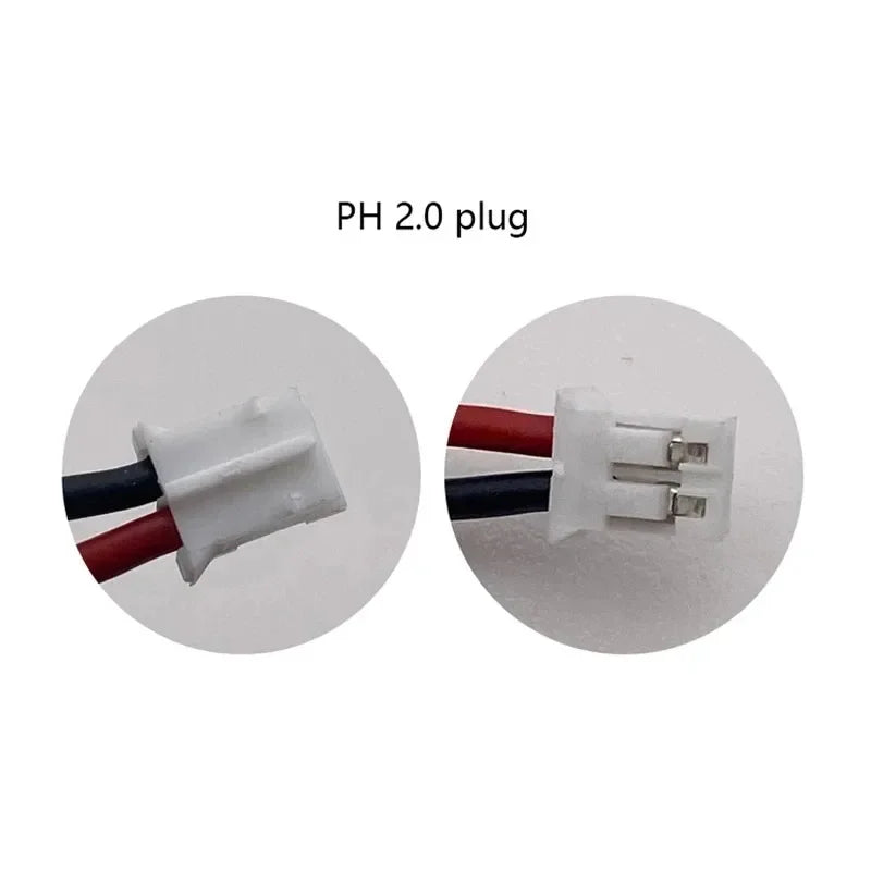 3.7V 1000mAh 102050 Rechargeable Polymer Lithium Battery with JST PH 2.0 2-Pin for Bluetooth Speaker, DIY