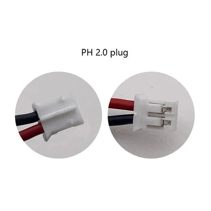 3.7V 1000mAh 102050 Rechargeable Polymer Lithium Battery with JST PH 2.0 2-Pin for Bluetooth Speaker, DIY