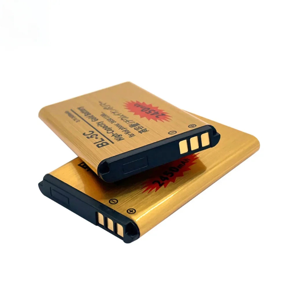 BL-5C Mobile Phone Battery, BL-5C 3.7V 2450mAh Li-Ion Battery for Nokia Models