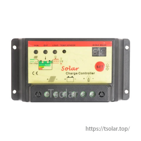 SolarEpic 20A Solar Charger Controller Solar Panel Battery Intelligent Regulator Display 12V/24V