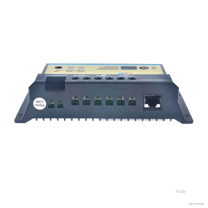 SolarEpic EPIPDB-COM PWM solar charge controller with multiple screw terminals and an RJ-style communication port