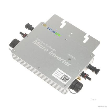 SolarEpic Grid Tie Inverter 600W/700W/800W, Wireless Waterproof IP65, DC22-60V to AC120/230V WiFi Monitor