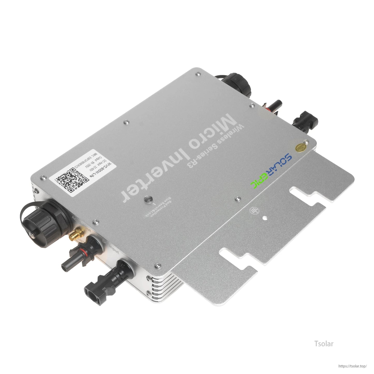 SolarEpic Grid Tie Inverter 600W/700W/800W, Wireless Waterproof IP65, DC22-60V to AC120/230V WiFi Monitor
