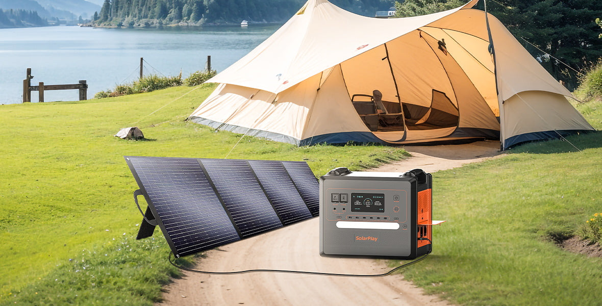SolarPlay Q2402M Portable Power Station, UPS automatic switchover ensures uninterrupted operation or safe shutdown during power outages.