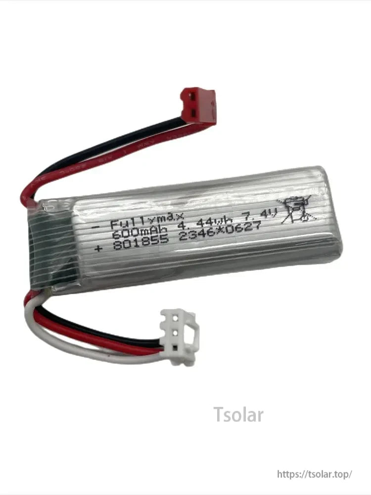 WLtoys XK A280 7.4V 600mAh Lipo Battery, This Lipo Battery is a spare part designed for WLtoys/XK RC airplane models, with a capacity of 7.4V and 600mAh.