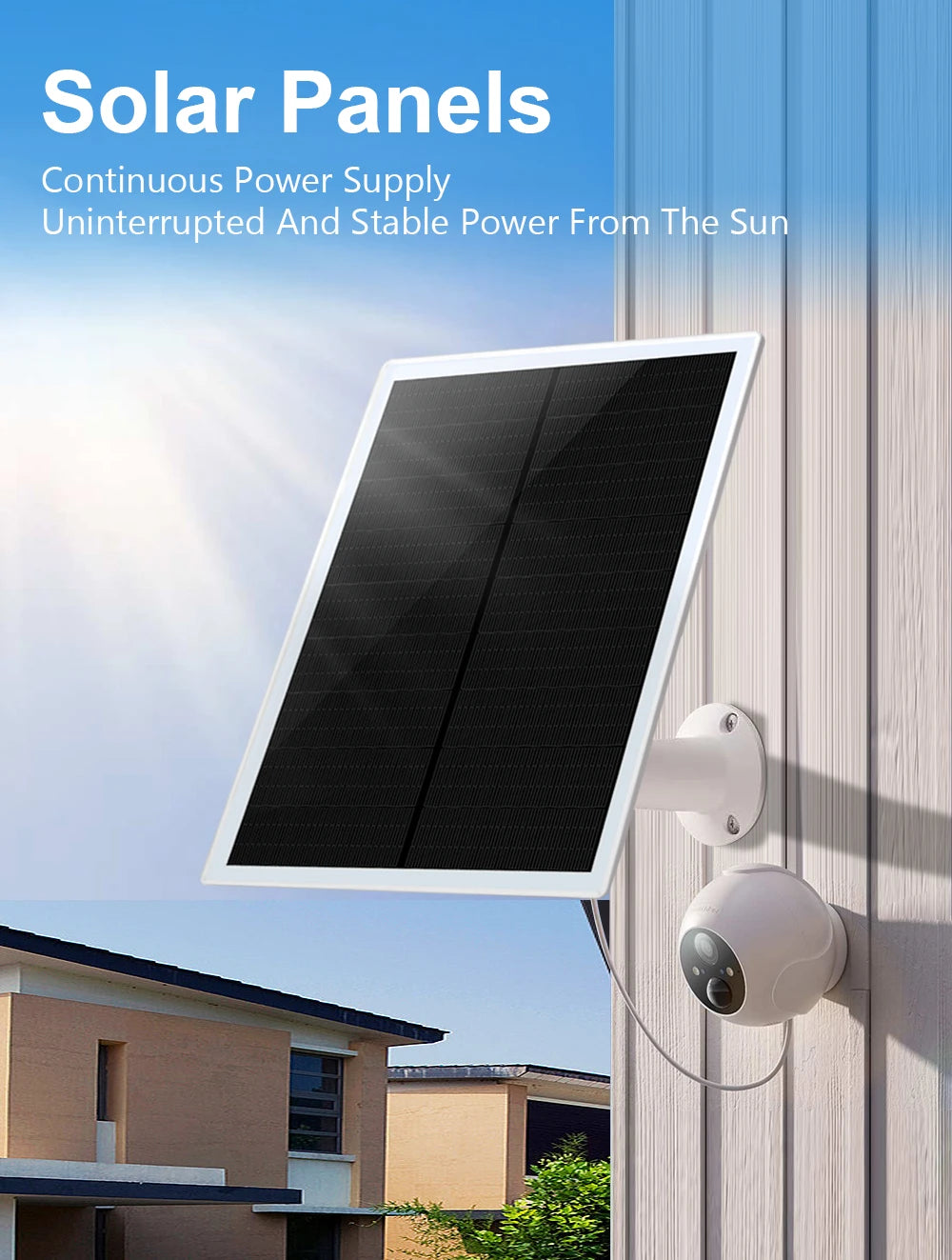 Solar Panels Continuous Power Supply Uninterrupted And Stable