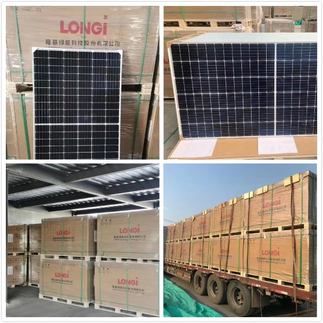 Longi 500 Watt Solar Panel, High-efficiency solar panel with robust design.