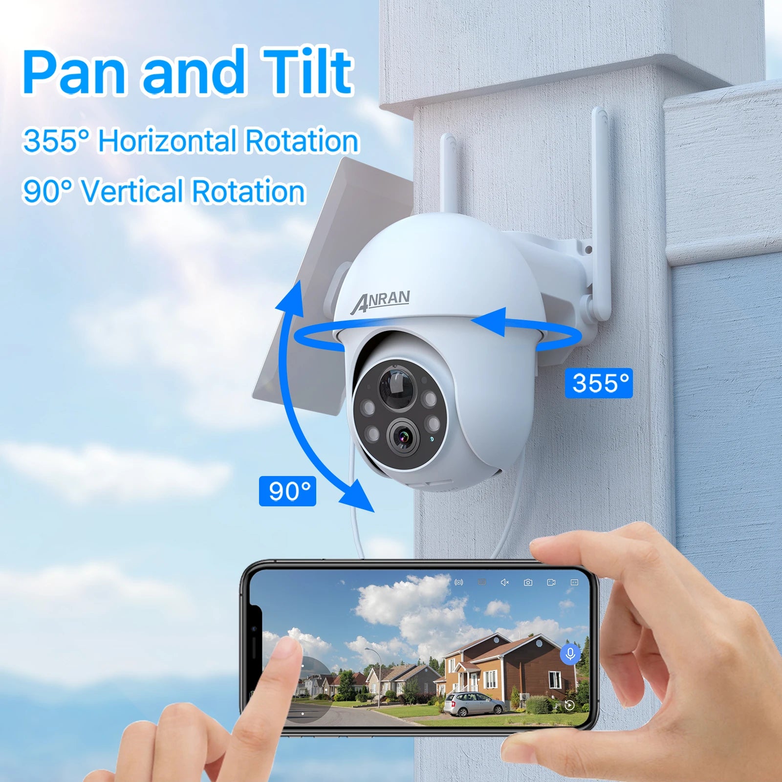 Pan and Tilt 3550 Horizontal Rotation 90o Vertical