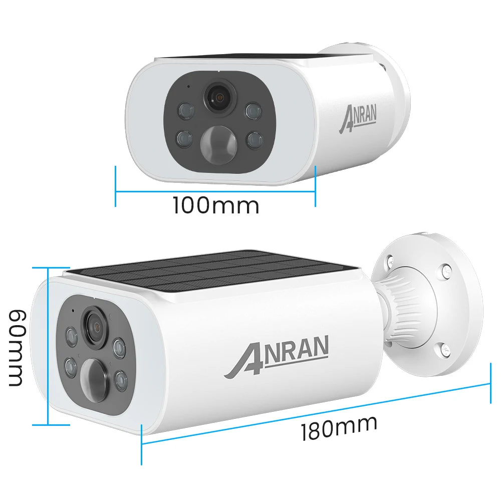 ANRAN C3 Pro 2K 3MP solar camera features 