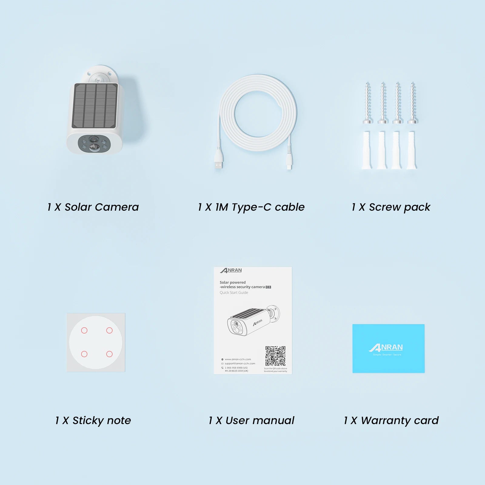 ANRAN C3 Pro 2K 3MP Solar Security Camera, ANRAN C3 Pro 2K 3