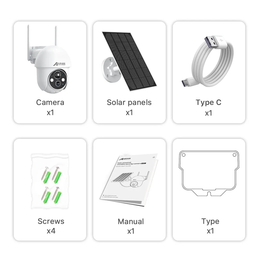 ANRAN Q1 Max 5MP Solar Camera, ANRAN is committed to delivering the highest quality outdoor solar cameras