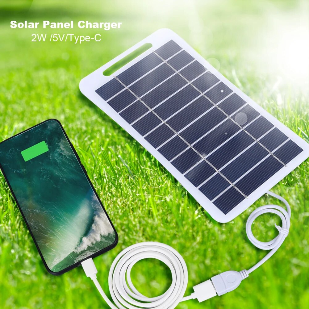 2W 5V Portable Solar Panel, Solar Panel Charger 2W ISVIType-