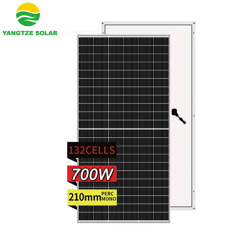 High-power solar panel with 1132 cells, producing 700 watts, ideal for Yangtze Solar.