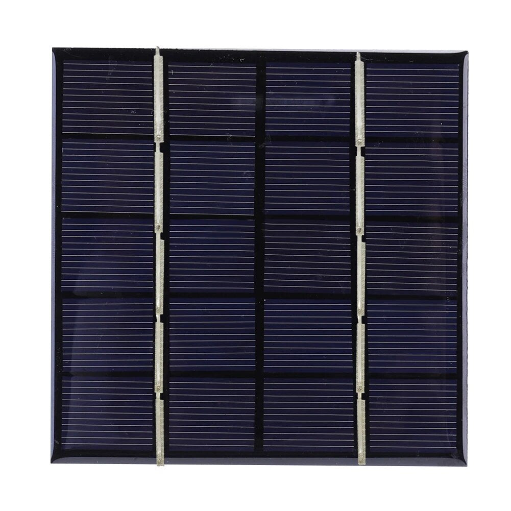 3W 5V Portable Solar Panel - DIY Mini Solar Cell for Mobile Phone Emergency Light Electric Fan Charger