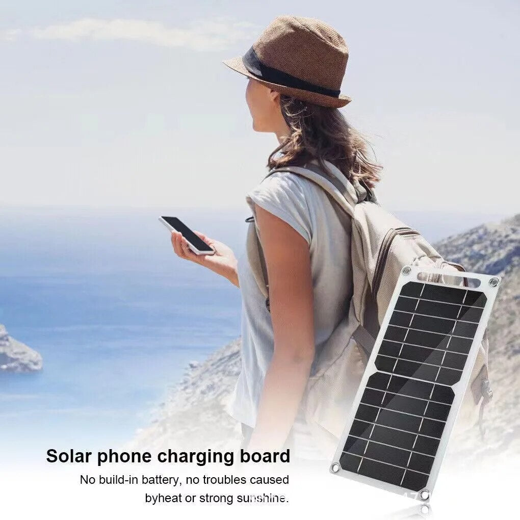 30W Foldable Solar Panel, solar phone charging board No build-in battery, no troubles caused by