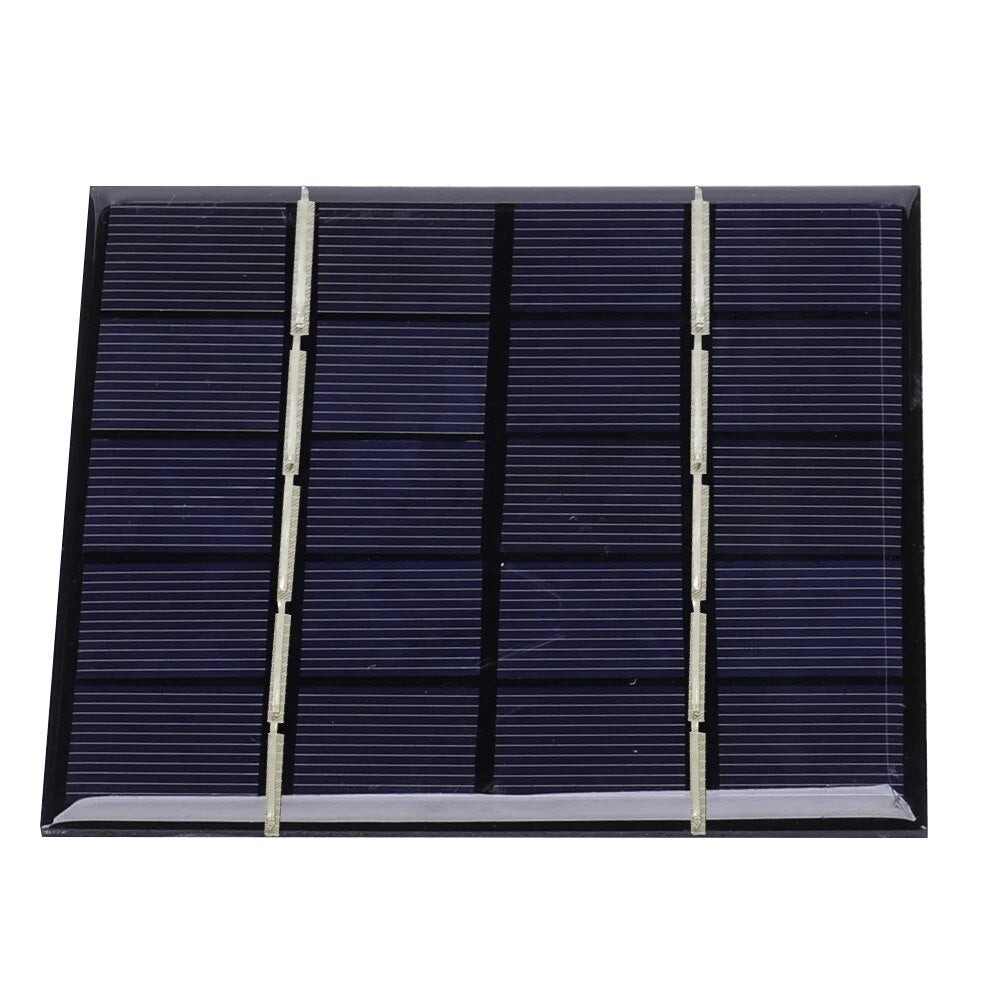 3W 5V Portable Solar Panel - DIY Mini Solar Cell for Mobile Phone Emergency Light Electric Fan Charger