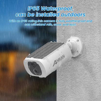 ANRAN C3 Pro 2K 3MP Solar Security Camera, @elere is wectherproof and coln wthstelnd rel