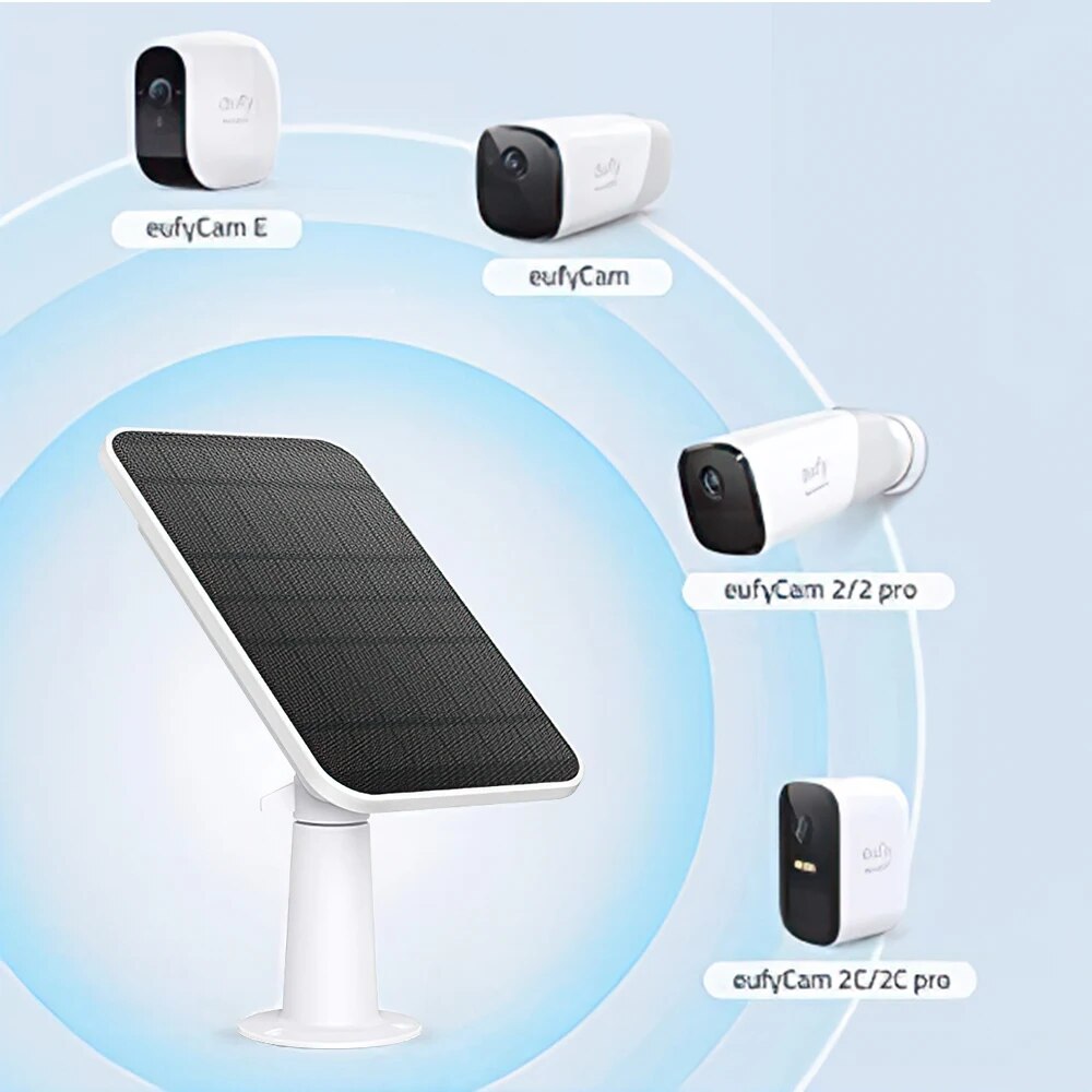 eufy 4W Solar Panel, eulvCam cufwcam 2/2 pro cufyCam 20