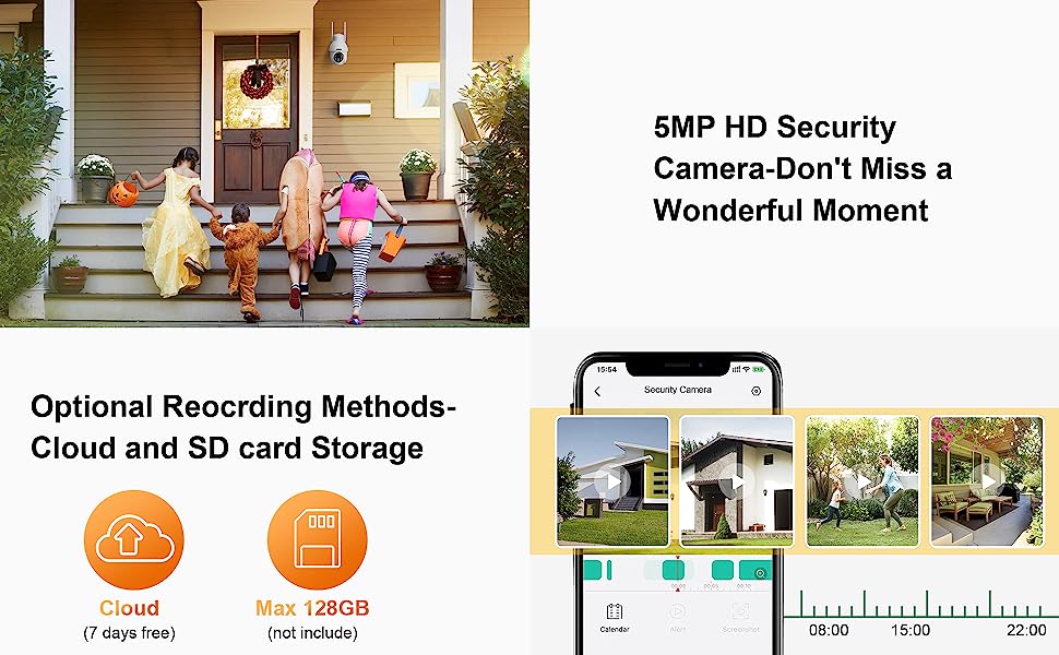 5MP HD Security Camera-Don't Miss a Wonderful Moment