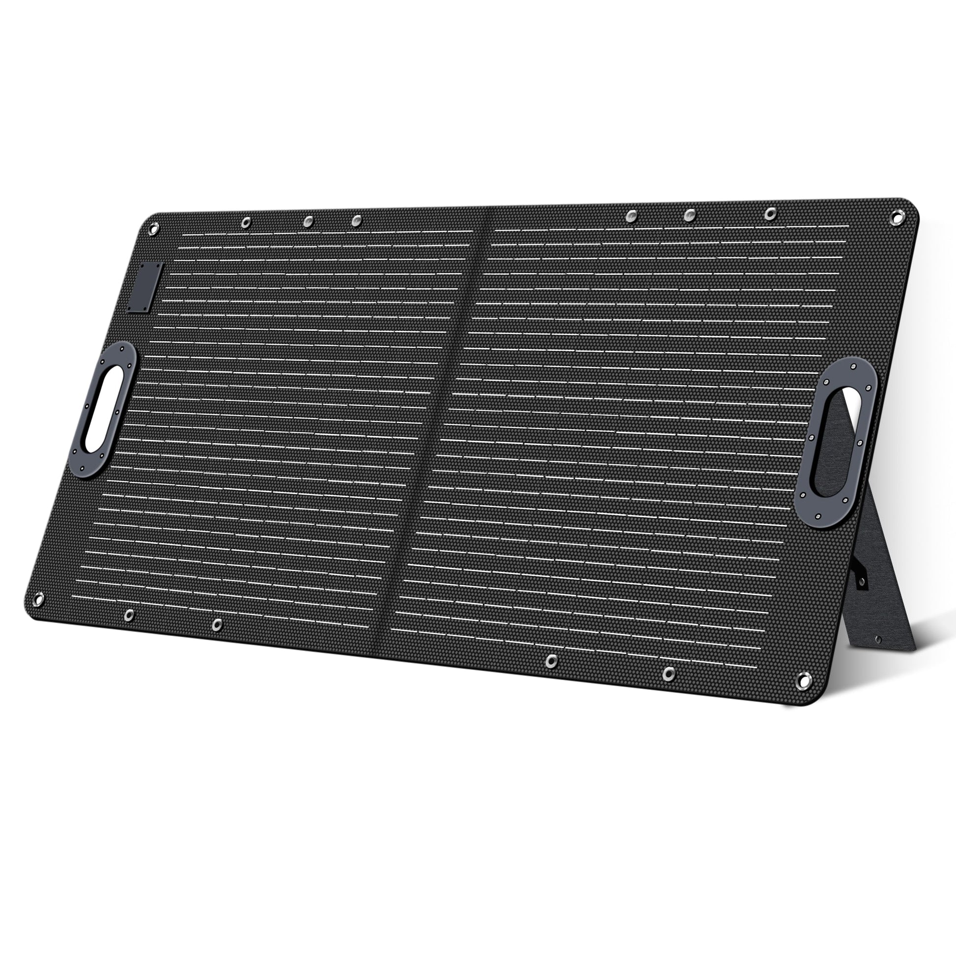 CTOLITY SPC100W 100W Foldable Solar Panel - 23.7% High-Efficiency, IP65, MC4 w/ XT60/Anderson/5525, Kickstand Portable