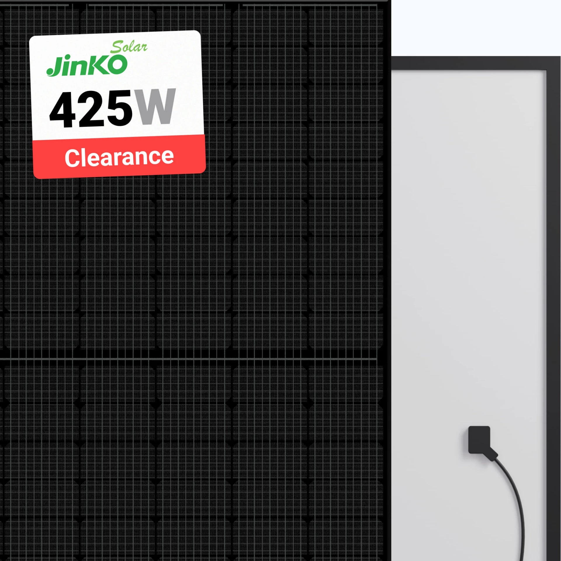 Jinko 425W Solar Panel, Enhance energy production with Grid-Tie, compatible with grid-tied systems.