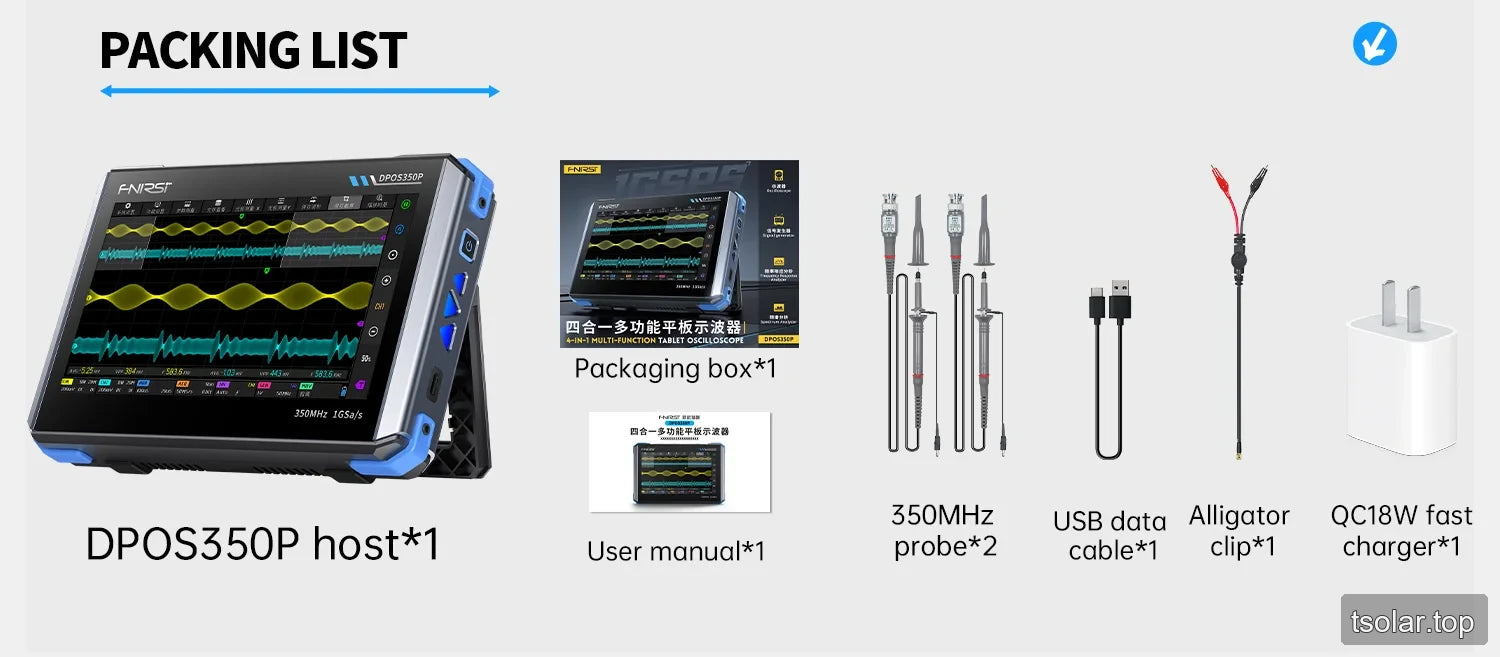 DPOS350P package contents