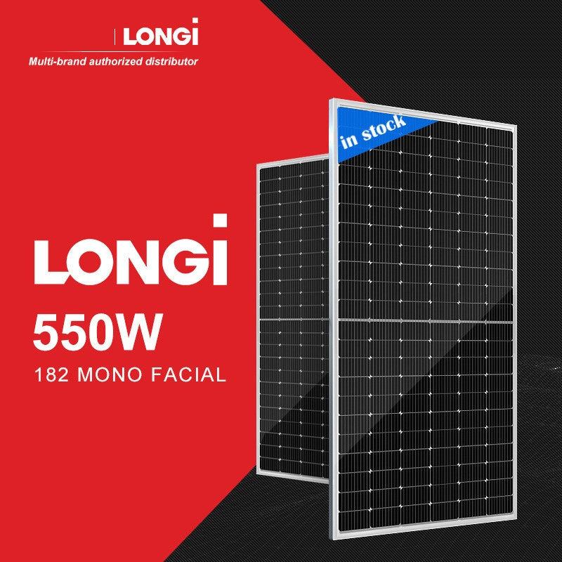 Longi 500 Watt Solar Panel, High-efficiency solar panel for residential and commercial use.