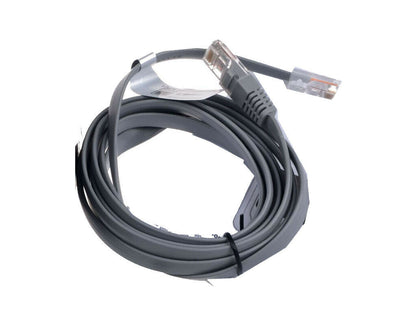 Epever Remote Meter RS485 Cable, Epever RS485 remote meter cable with coiled gray lead and RJ45-style connectors on both ends