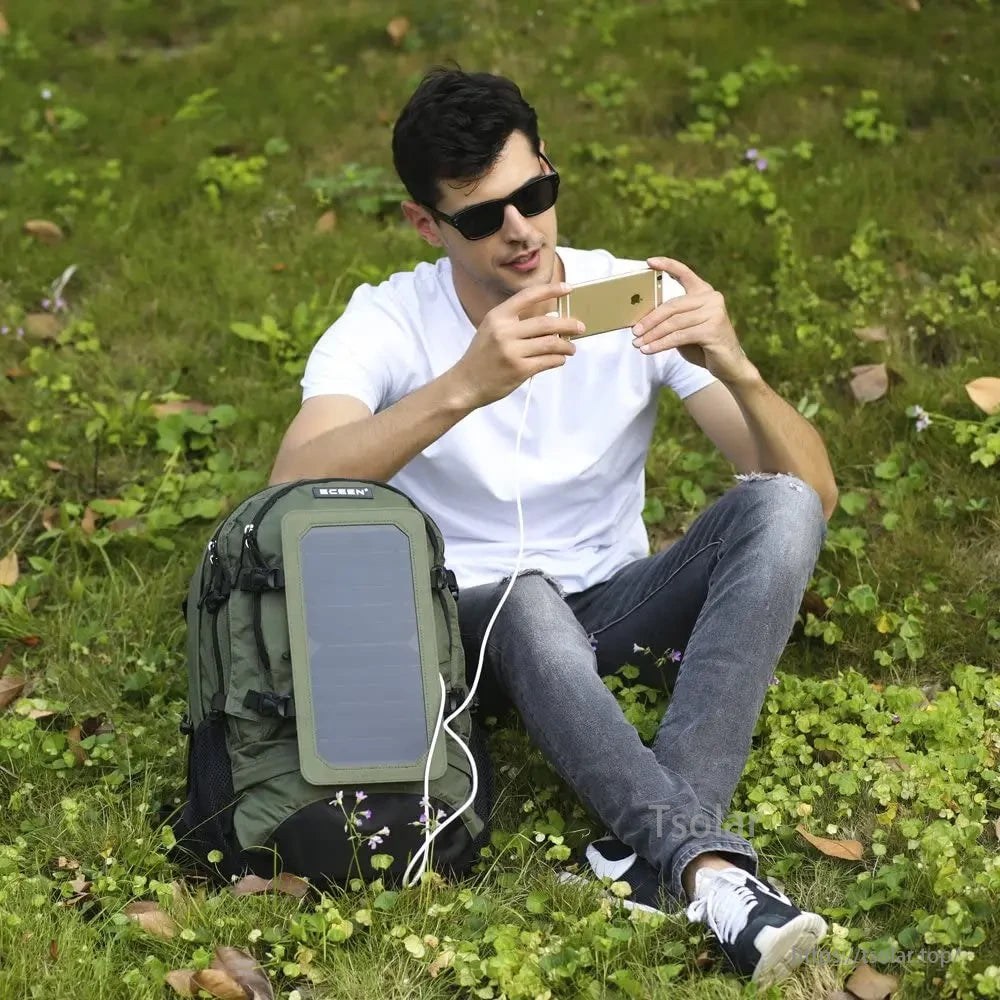 Solar Hiking Backpack, If the size doesn't fit, you can return the item for a free replacement or get 30% off a new one.