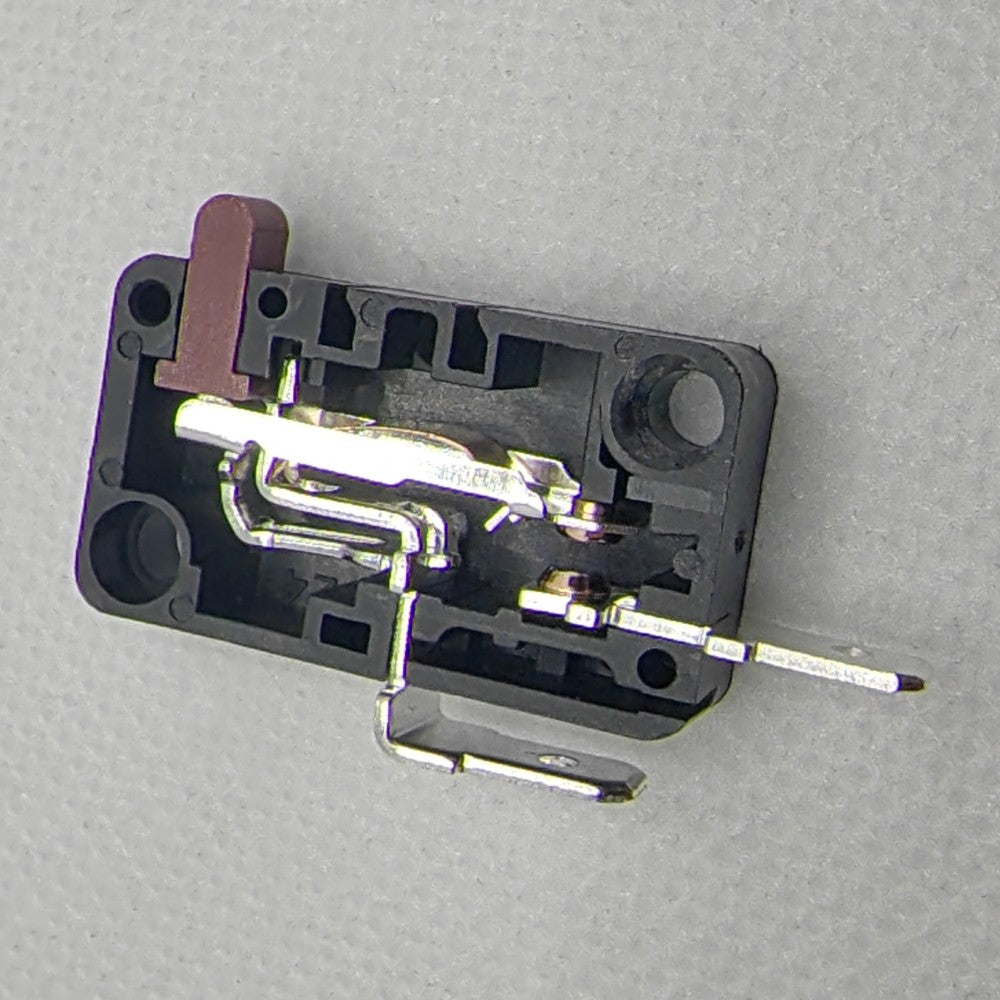 KW7-0 microswitch internal contact mechanism; disassembled construction reference, supplied assembled